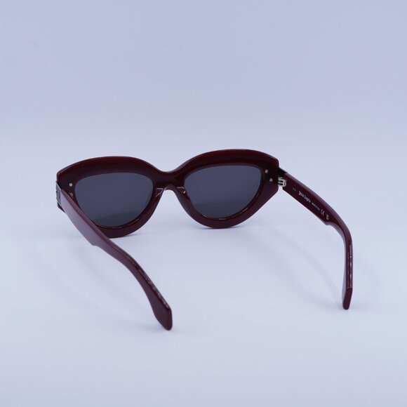 Palm Angels PERI10F MIRACLE 2507 Sunglasses Red Cat Eye Frame, Dark Grey Lenses - Picture 6 of 11